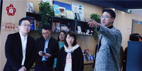 杭州市西湖区宣传部及文化产业领导来访交流